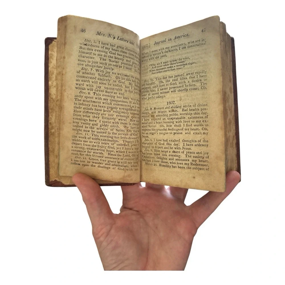 1800s Harriet Newell Sermon Haverhill Mass